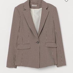 NWT H&M houndstooth blazer
